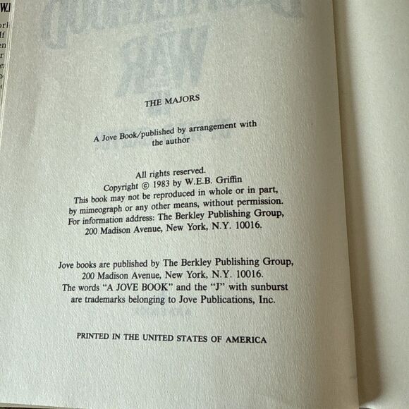 The Majors Brotherhood of War Book III by W.E.B. Griffin - Picture 7 of 9